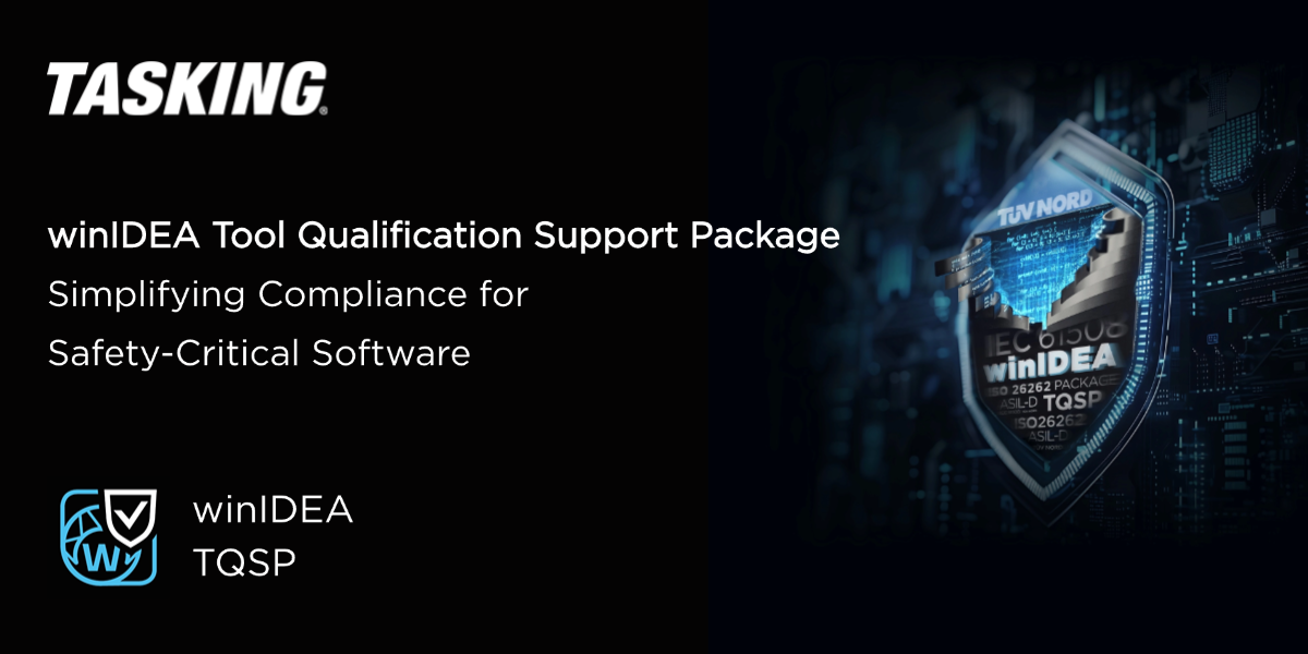 winIDEA Tool Qualification Support Package Simplifying Compliance for Safety-Critical Software