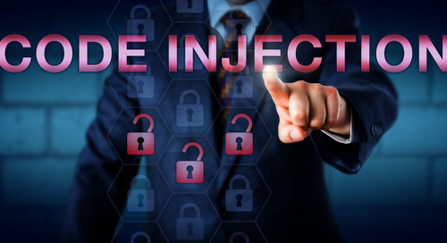 Graphic saying “Code Injection”
