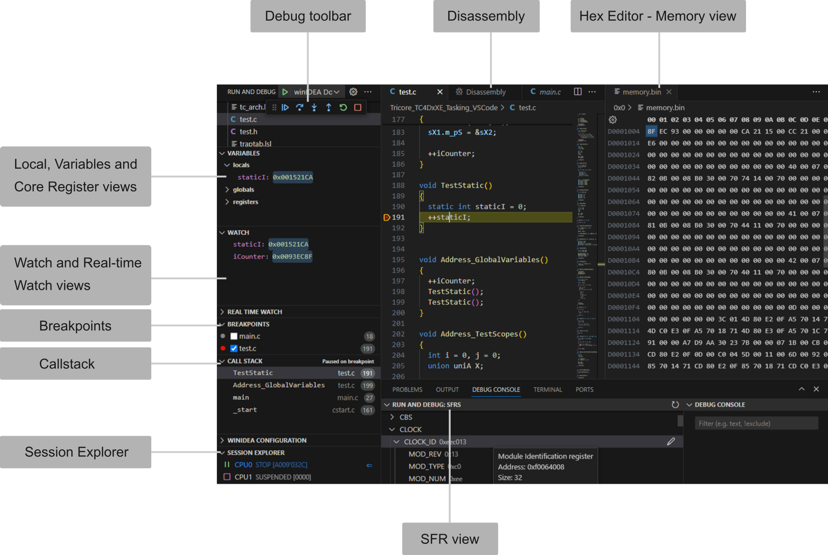 visual studio code winidea tasking